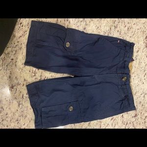 Tommy Hilfiger boys navy cargo shorts